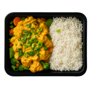 Indische Kip Korma Rijst Groente