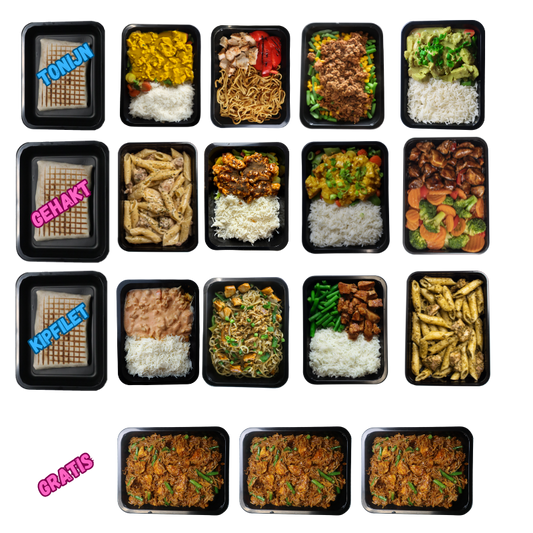 15+3 Gratis - Variatie Pakket (Droogtrainen)